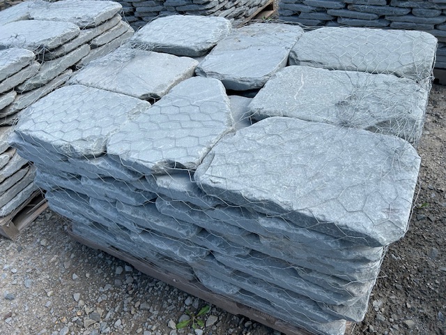 Lot 12: 3 pallets 2" Tumbled Garden Path 2
